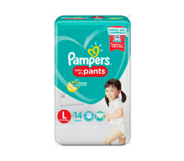 PAMPERS PANTS L14'