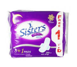 SISTERS NAP.SDE NIGHT PLUS WW DRY COMFORT 8+1 VIOLET